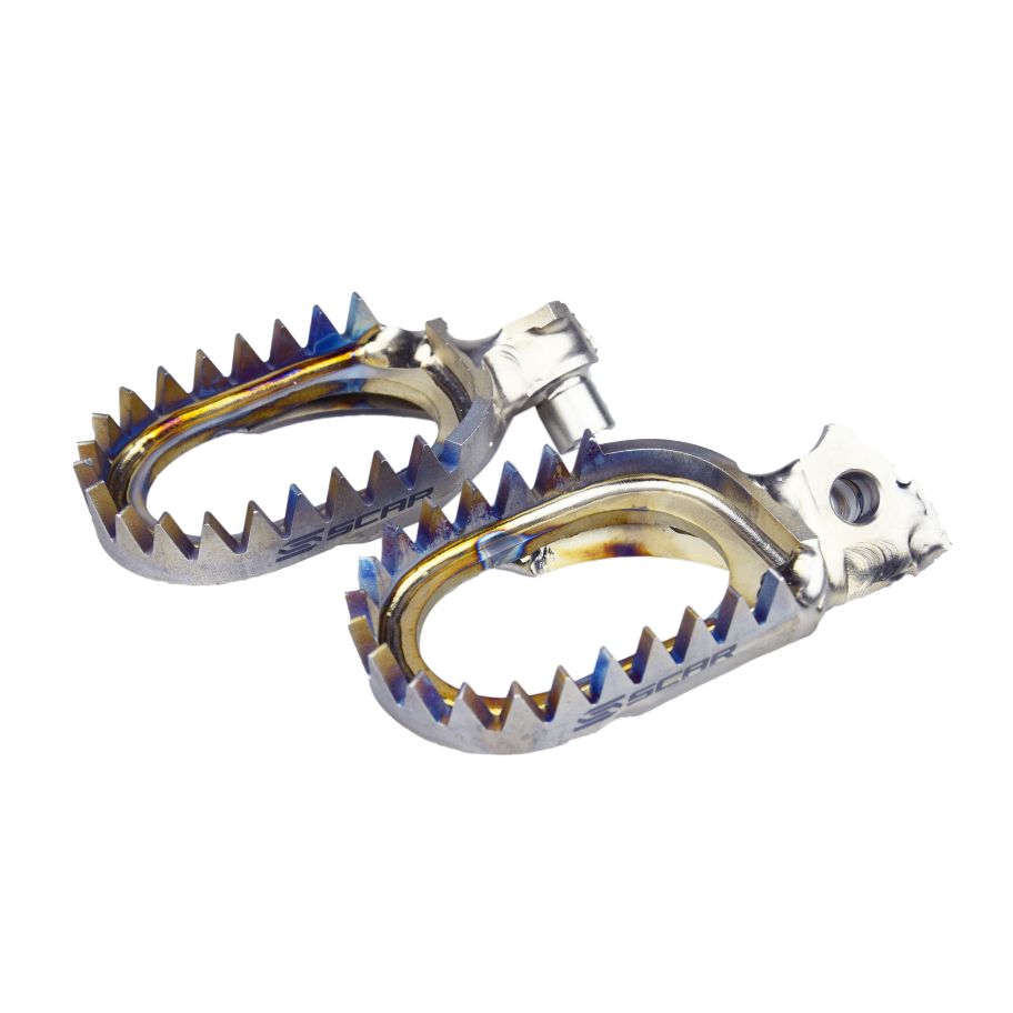 Repose-pieds Scar TITANE ANTI BOUE