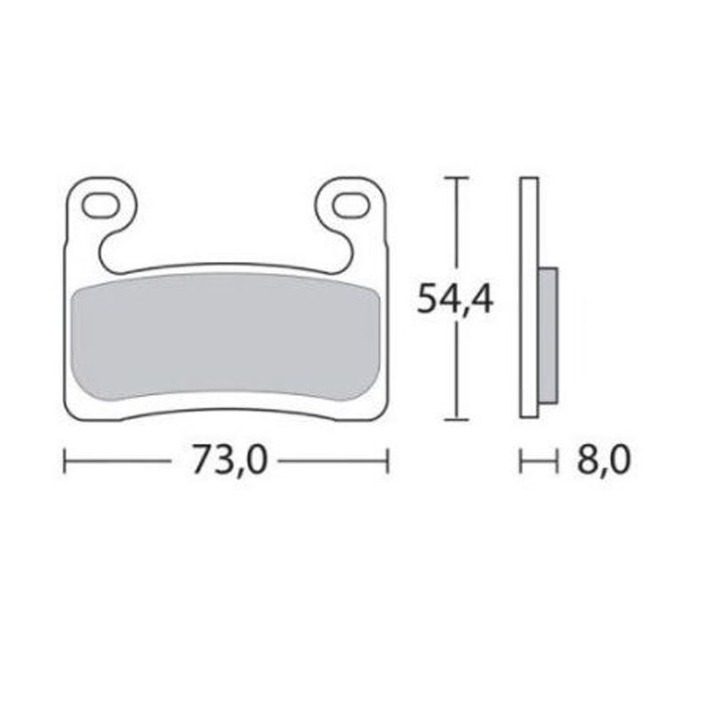 Plaquettes de freins Brembo Sinter Métal Fritté sport avant