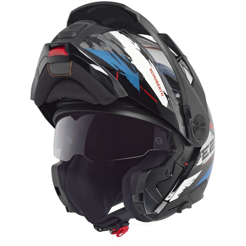 SCHUBERTH Casque modulable Schuberth E2 TRAIL — noir et bleu