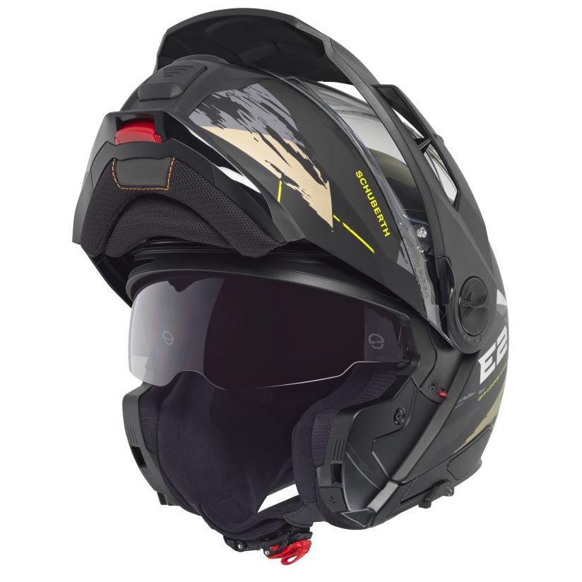 SCHUBERTH Casque modulable Schuberth E2 TRAIL — noir et or