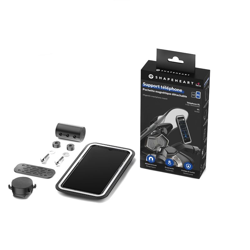 Image of Support Smartphone Shapeheart MAGNETIQUE POUR SCOOTER TAILLE M