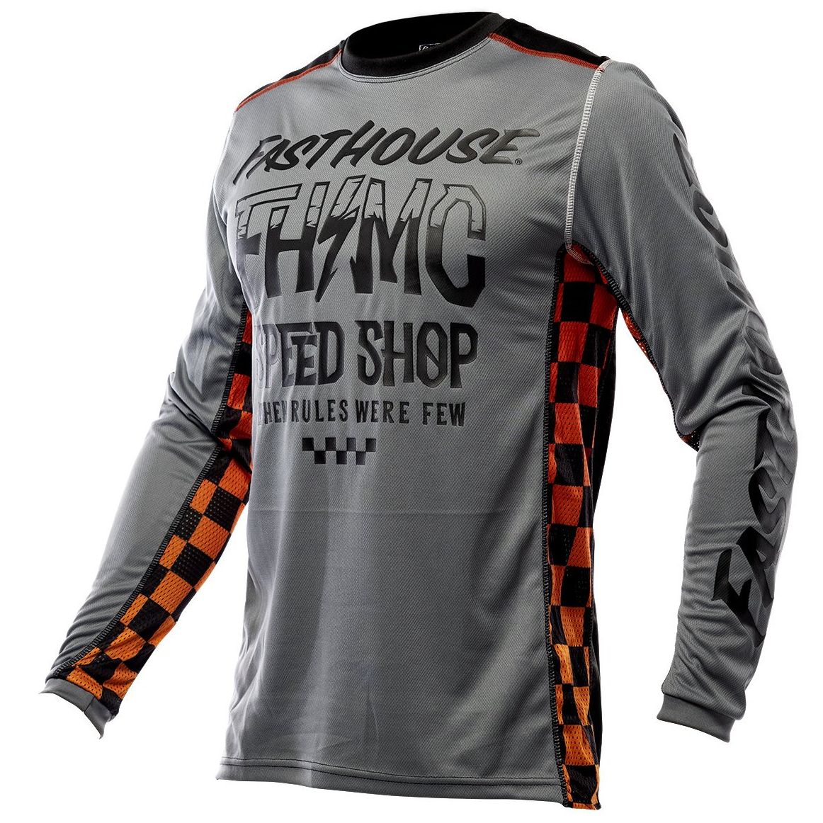Image of Maillot cross FASTHOUSE GRINDHOUSE BRUTE GRAY/BLACK 2022