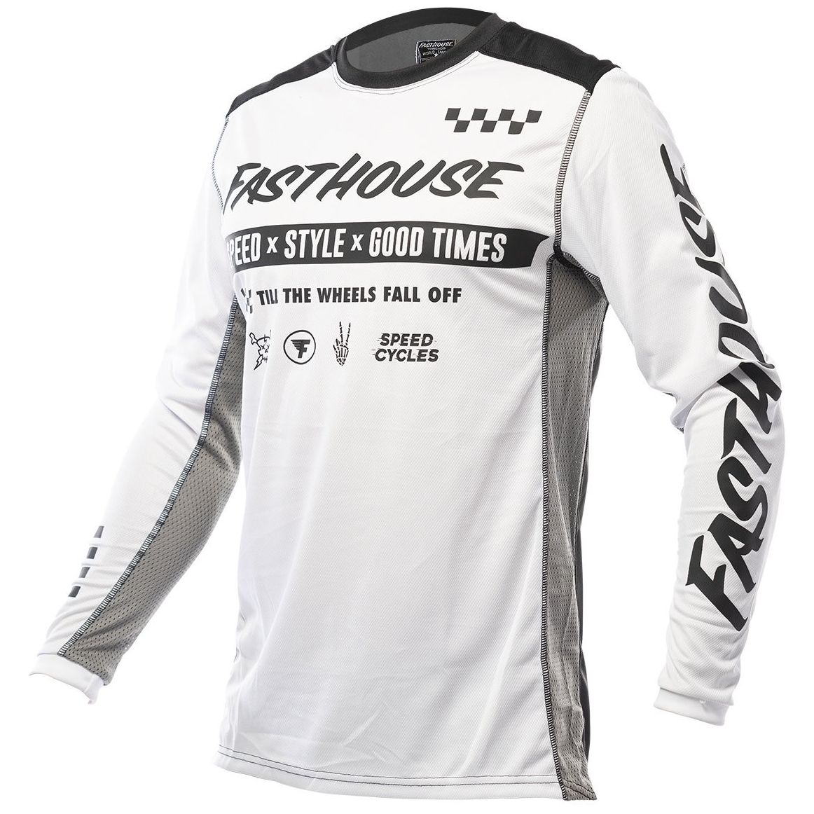 Image of Maillot cross FASTHOUSE GRINDHOUSE DOMINGO WHITE 2022