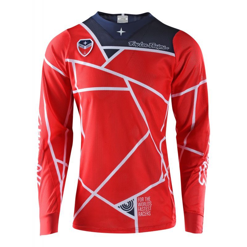 Image of Maillot cross TroyLee design SE AIR METRIC RED 2020