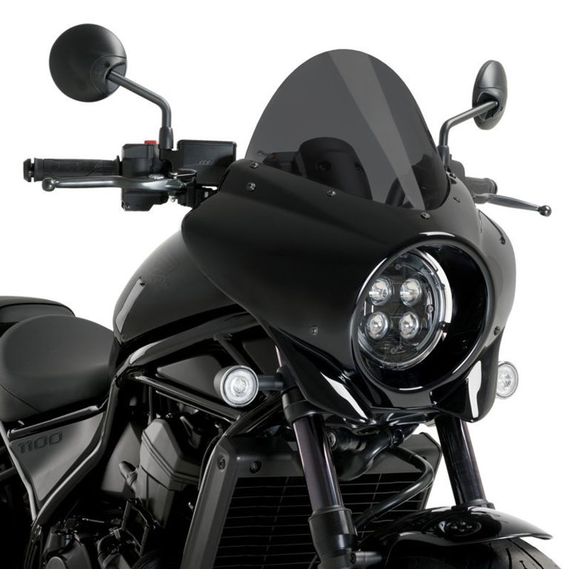 Tête de fourche Puig MIRAGE TOURING NOIR BRILLANT