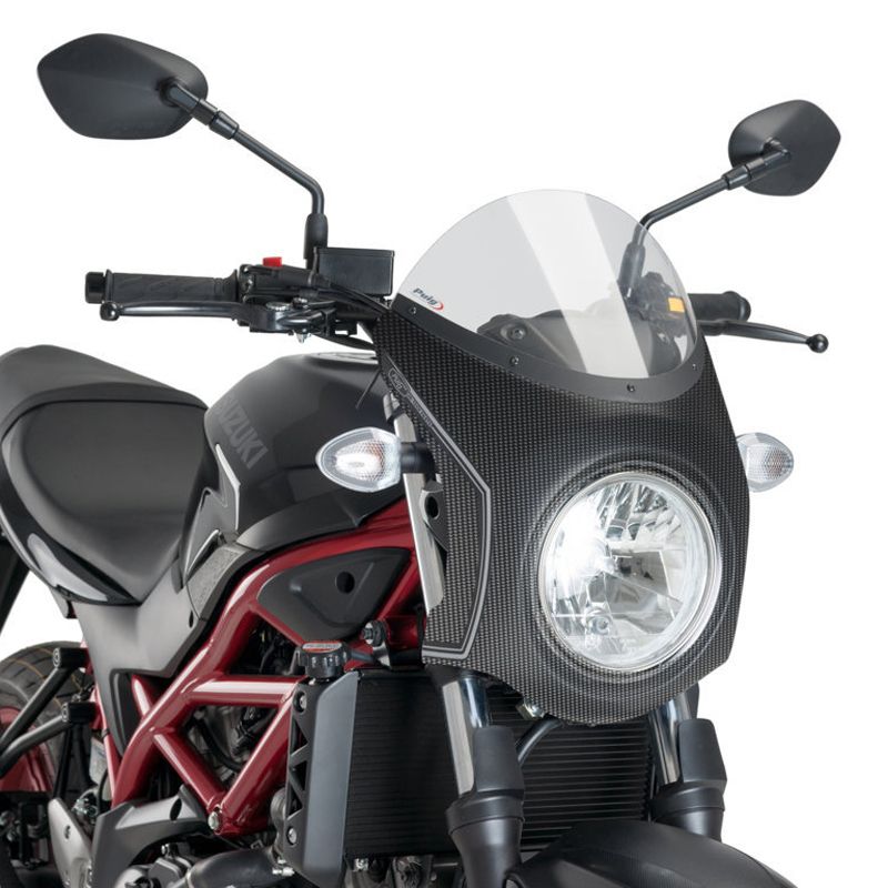 Bulle Puig RETRO - SEMI CARENAGE Carbone