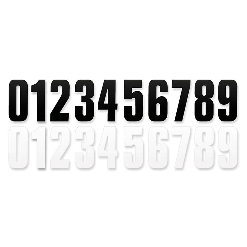 Image of Stickers UP Design Pack 3 Numeros (9) UP 130 mm x 70 mm