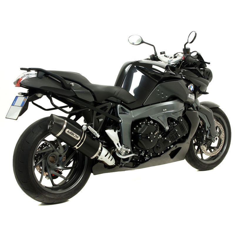 Silencieux Arrow Alu Dark Maxi race-tech embout carbone