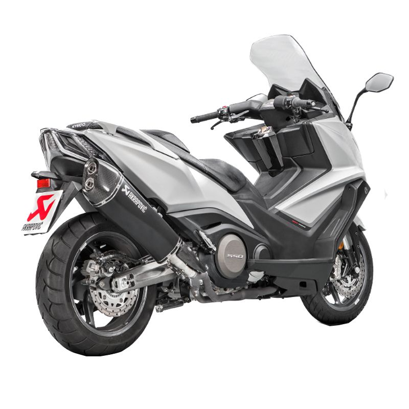 Silencieux Akrapovic Inox noir embout carbone