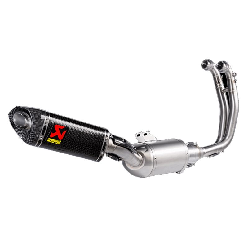 Image of Ligne Complète Akrapovic Racing Carbone embout carbone