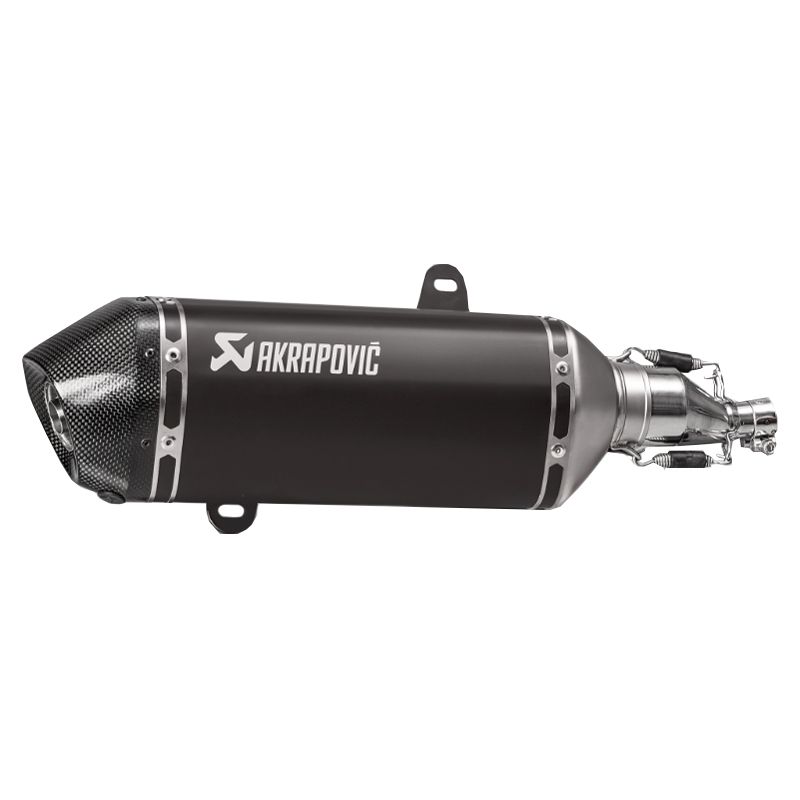 Silencieux Akrapovic Inox noir embout carbone