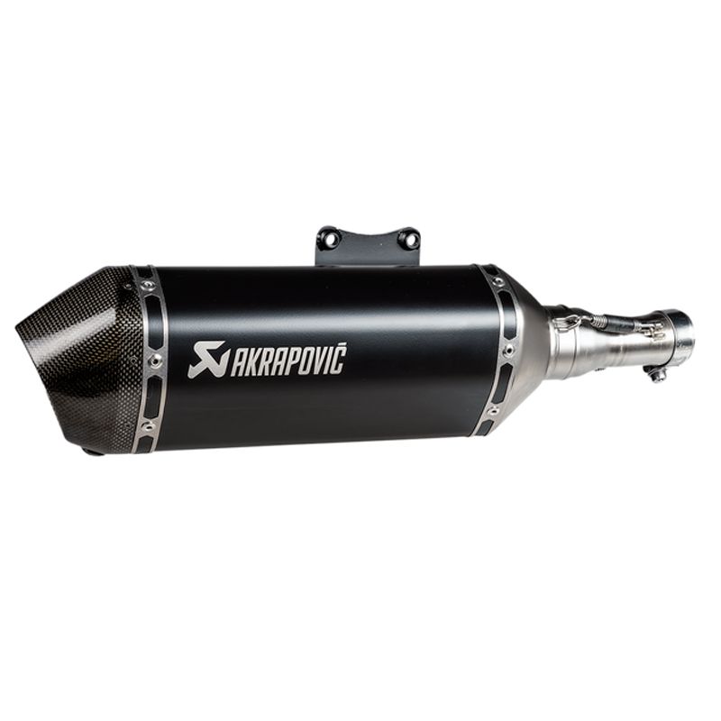 Silencieux Akrapovic Inox noir embout carbone