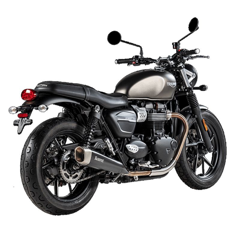 Silencieux Akrapovic Titane noir embout inox