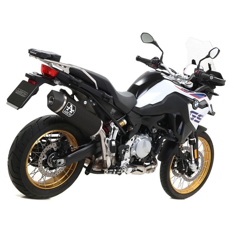 Silencieux Arrow Alu dark Maxi race-tech embout carbone