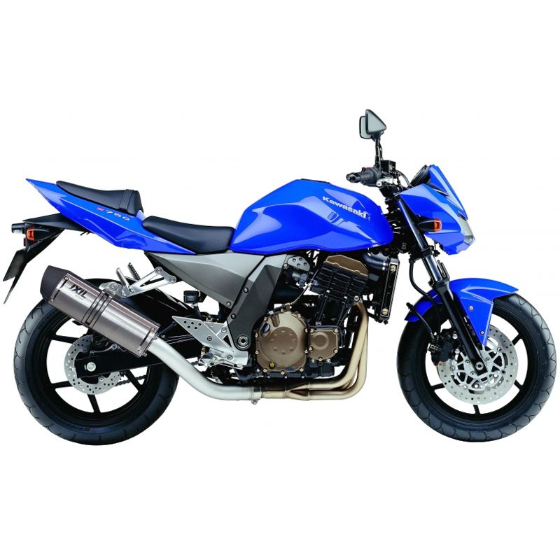 Silencieux Ixil HEXOVAL INOX EMBOUT NOIR MAT