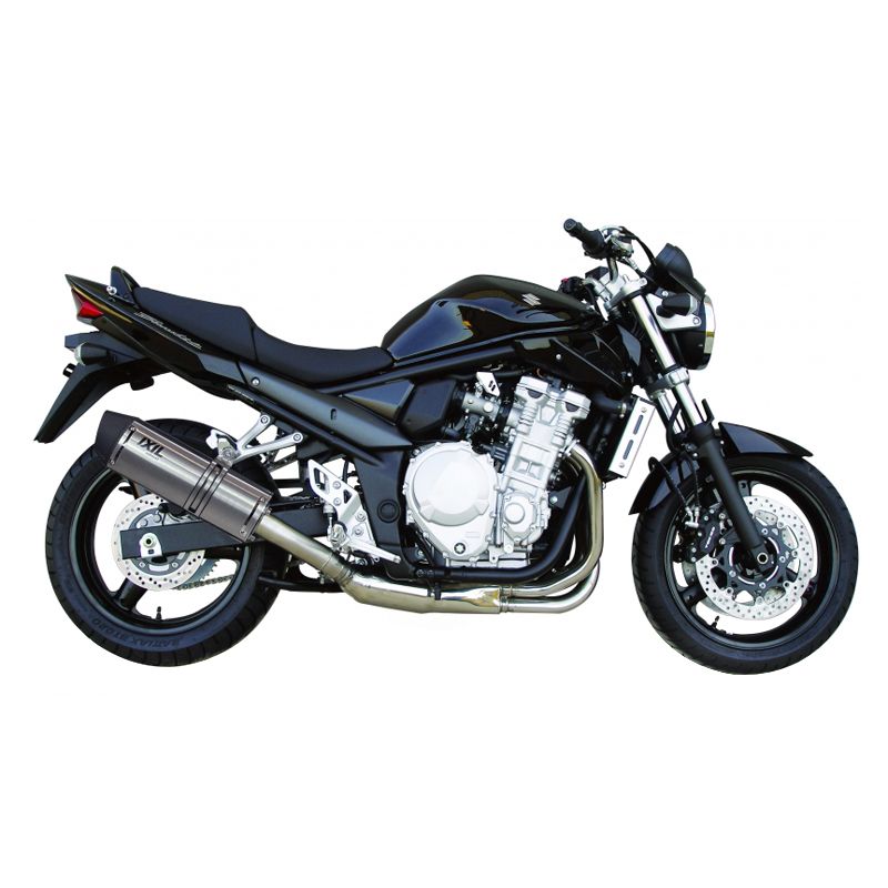 Silencieux Ixil HEXOVAL INOX EMBOUT NOIR MAT