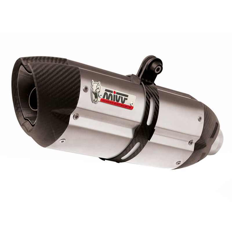 Silencieux Mivv Suono Acier (extrémité en carbone)
