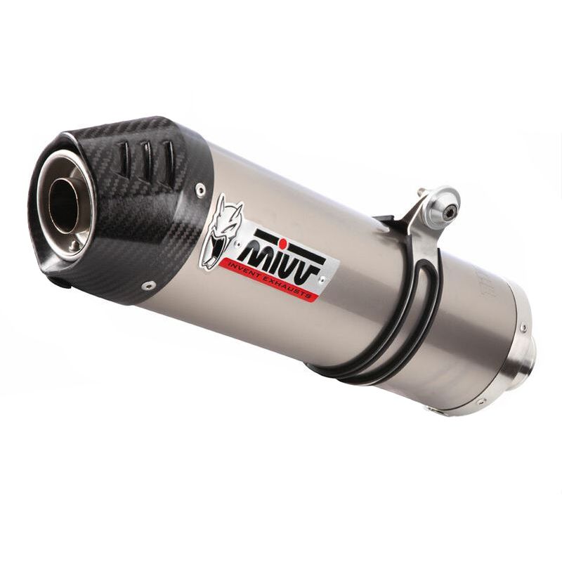 Silencieux Mivv Oval Titane (extrémité en carbone)