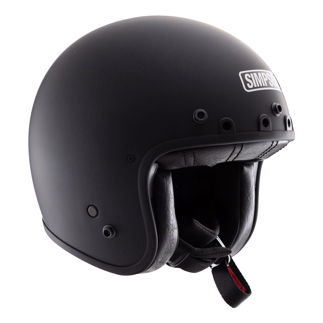 SIMPSON Casque jet Simpson CHOPPER — noir mat