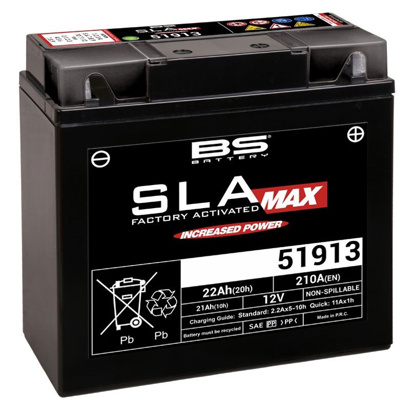 Image of Batterie BS Battery SLA MAX 51913 ferme Type Acide Sans entretien/prête à l'emploi
