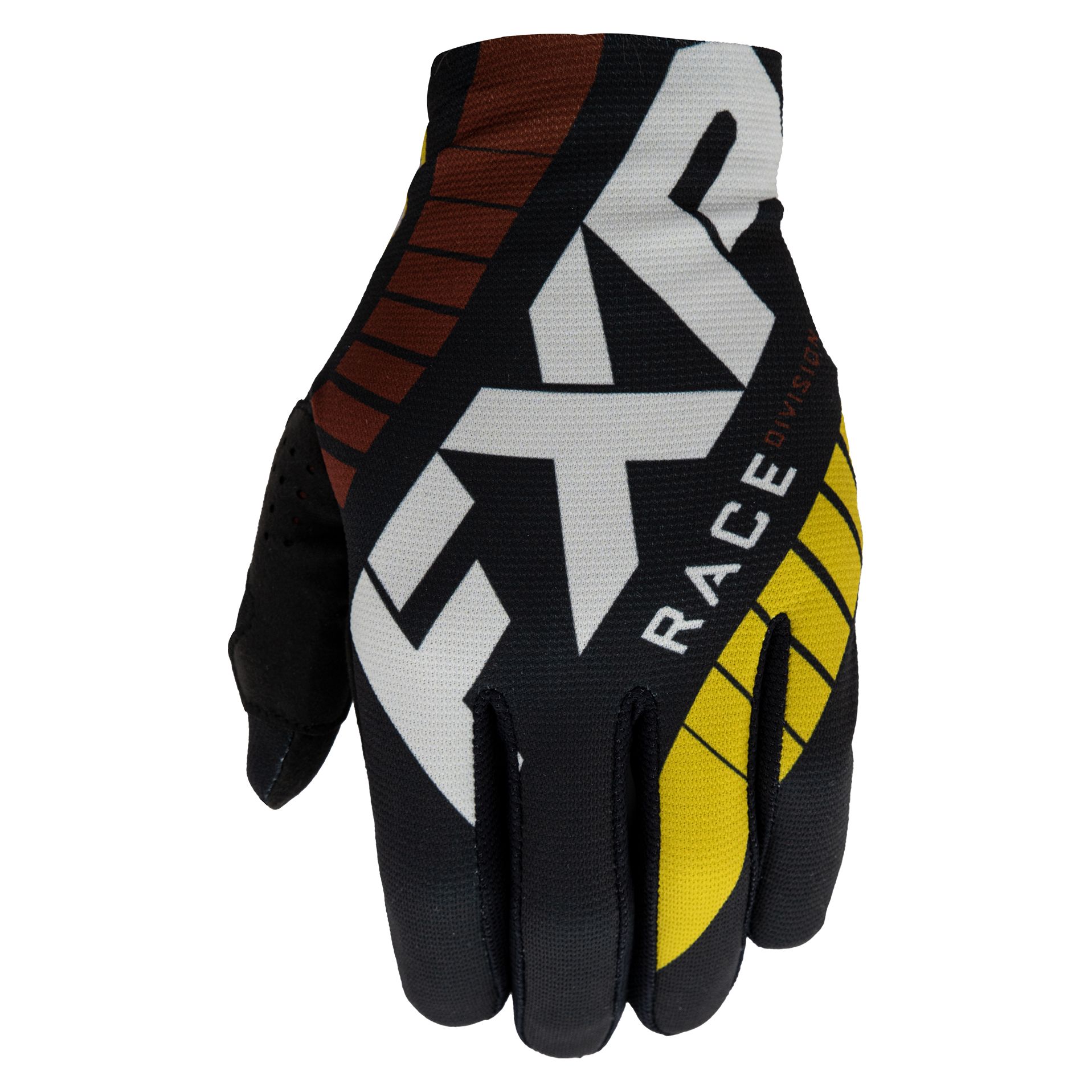 Gants cross FXR LITE BLACK/RUST/GOLD 2021