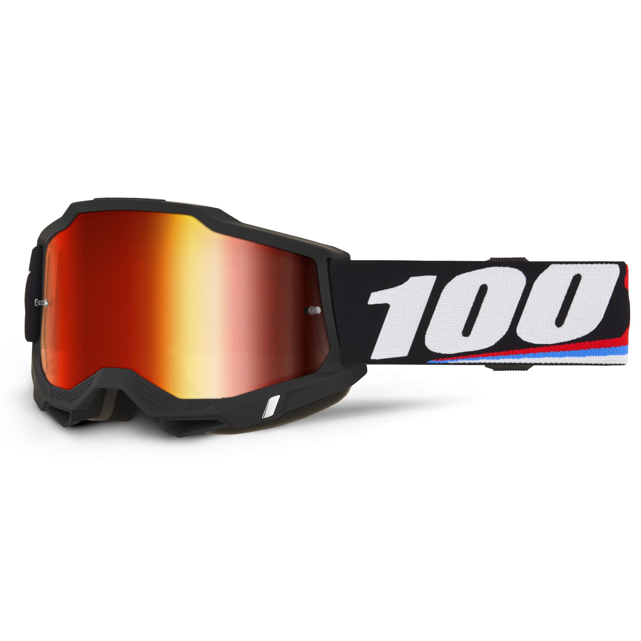 Masque cross 100% ACCURI 2 MAGNUS- Mirror Rouge 2026