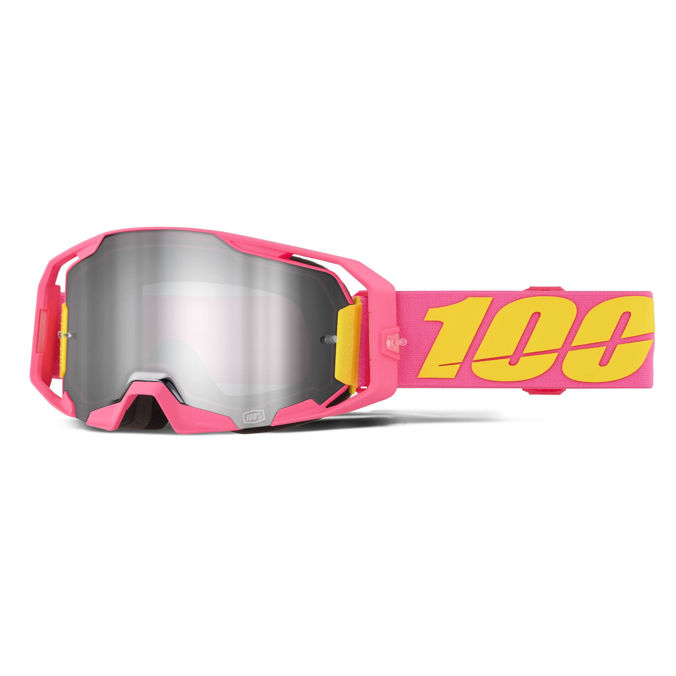 Masque cross 100% ARMATIC SNAKPAK - Ecran Mirror Silver 2026