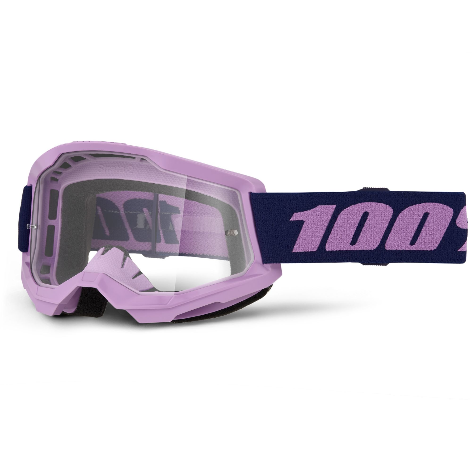 Masque cross 100% STRATA 2 Violet- Clair 2026