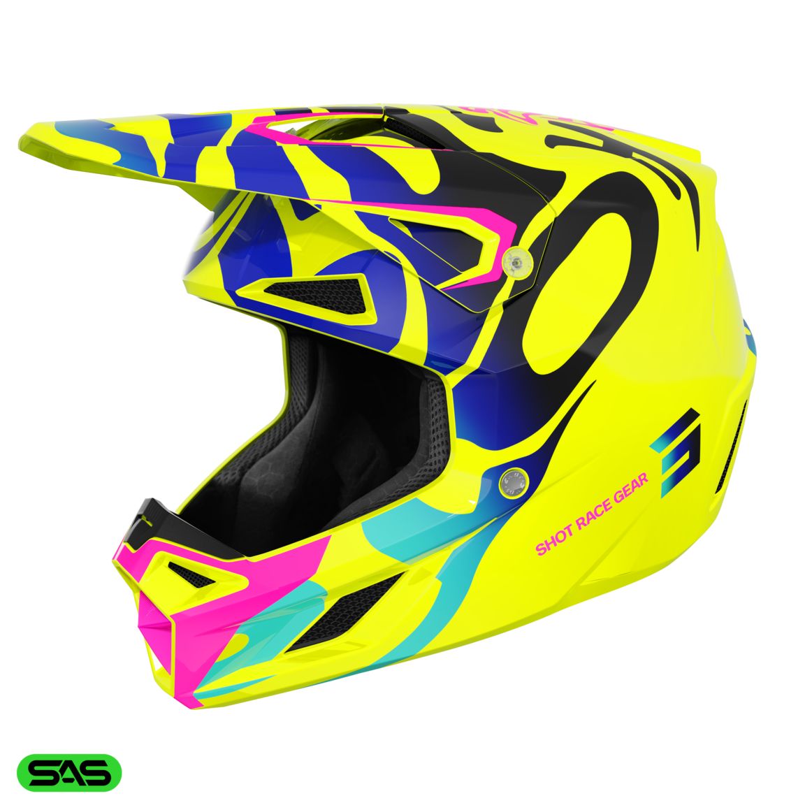 Casque cross Shot SPEED ENFANT GHOST