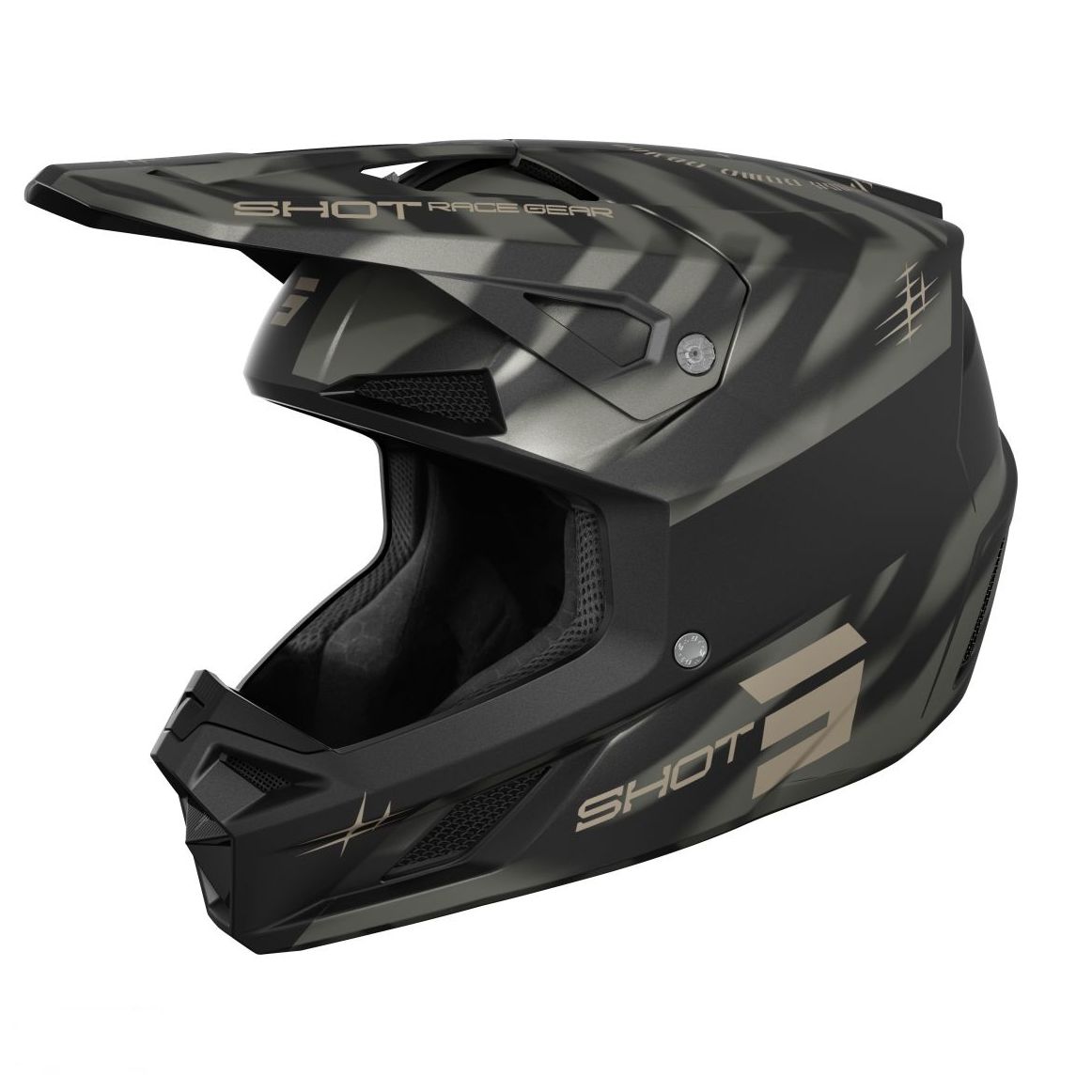 Casque cross Shot SPEED - TIGER 2026