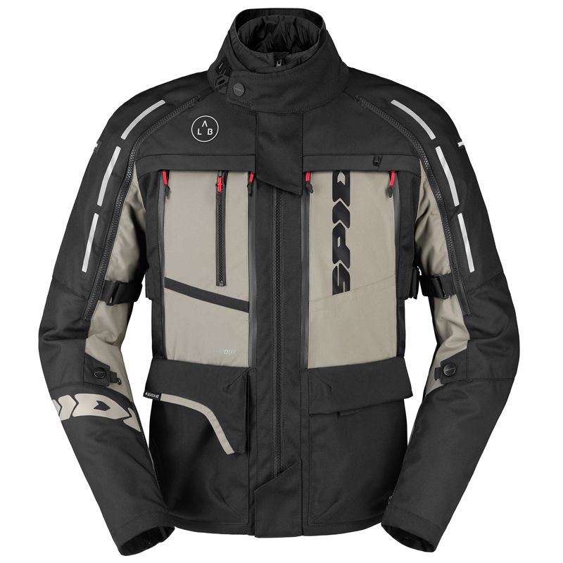 SPIDI Veste Moto Spidi 4 SEASON V3 — beige et gris