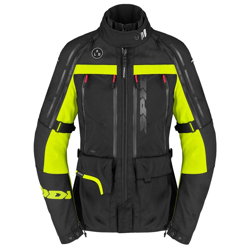 SPIDI Veste Moto Spidi 4 SEASON V3 LADY — noir et jaune