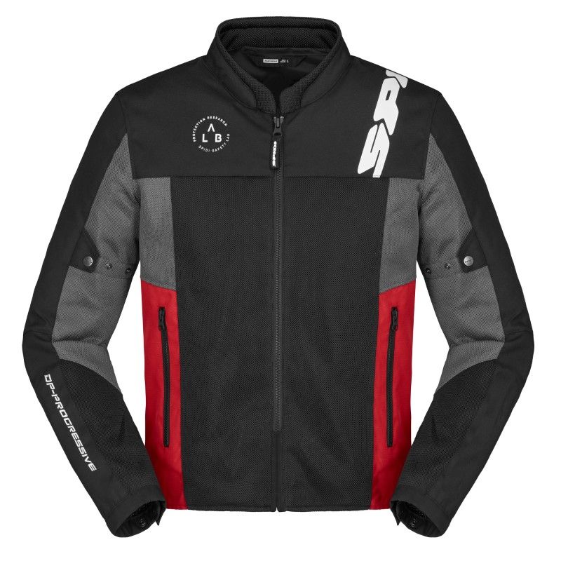 SPIDI Blouson Moto Spidi CORSA NET — noir et rouge