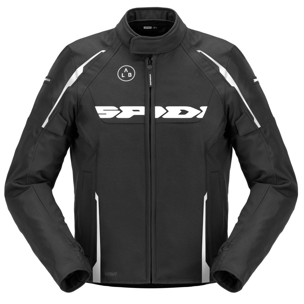 SPIDI Blouson Moto Spidi DRAGON H2OUT — noir et blanc