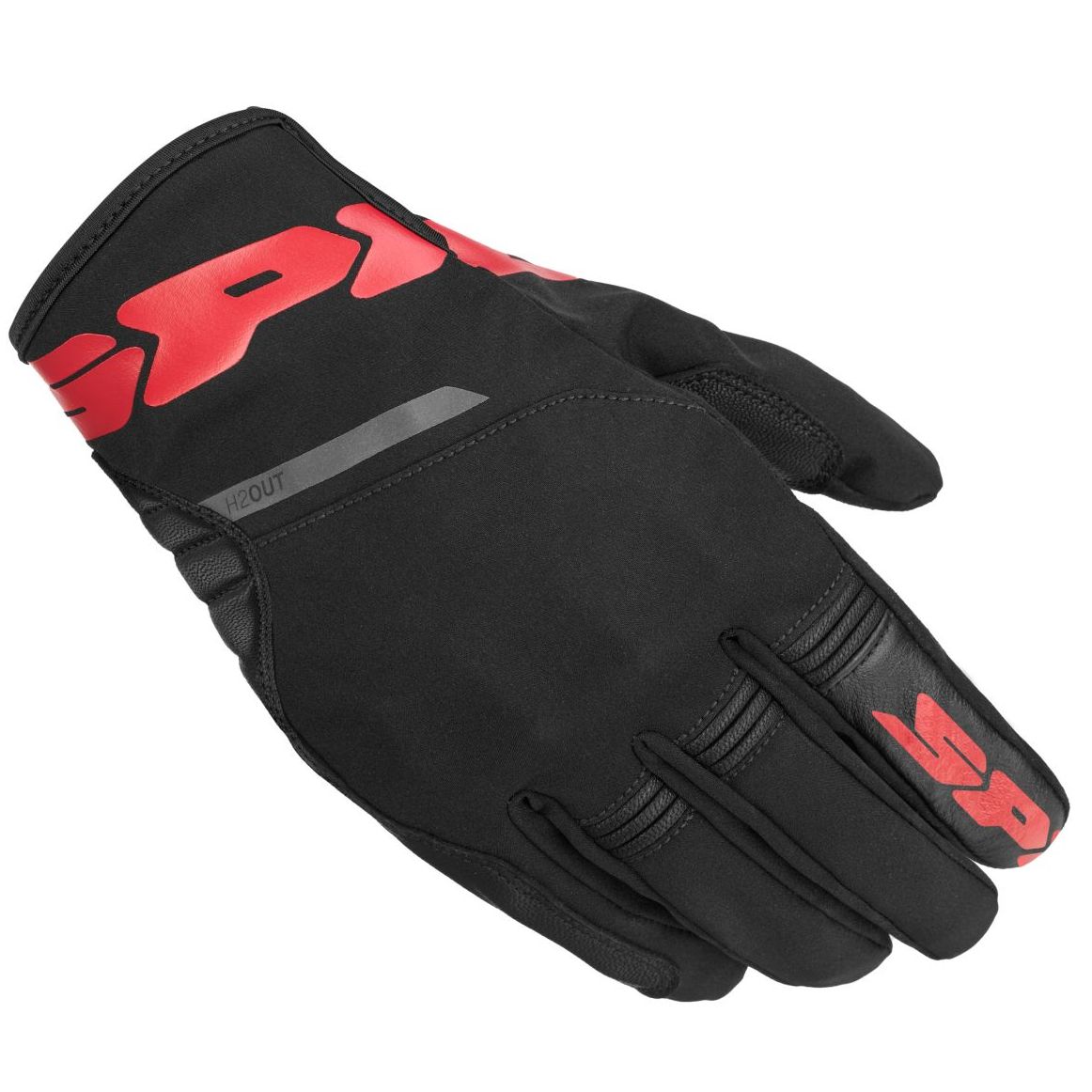 SPIDI Gants Spidi FLASH H2OUT LADY — noir et rouge