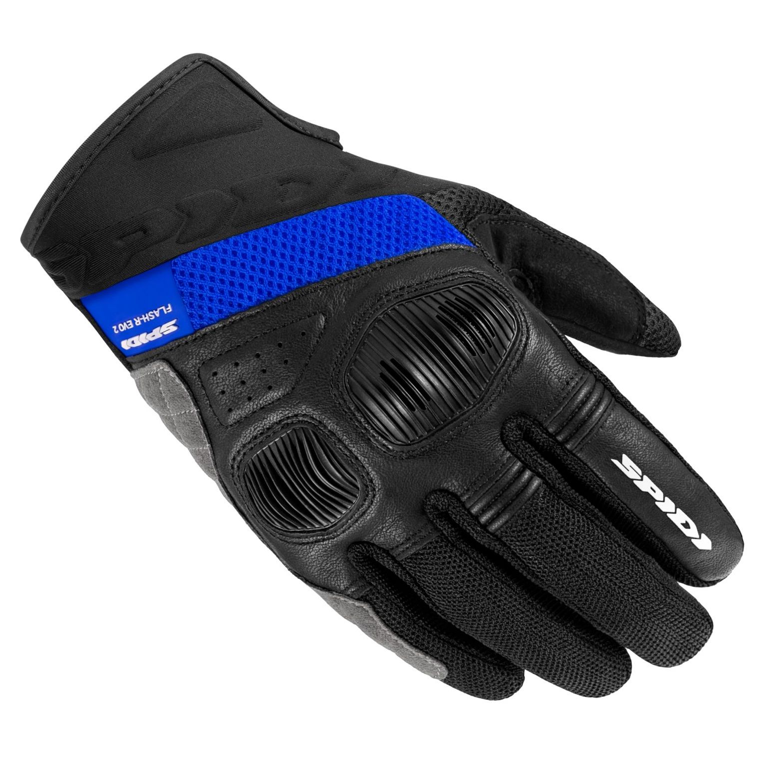 SPIDI Gants Spidi FLASH R EVO 2 — noir et bleu