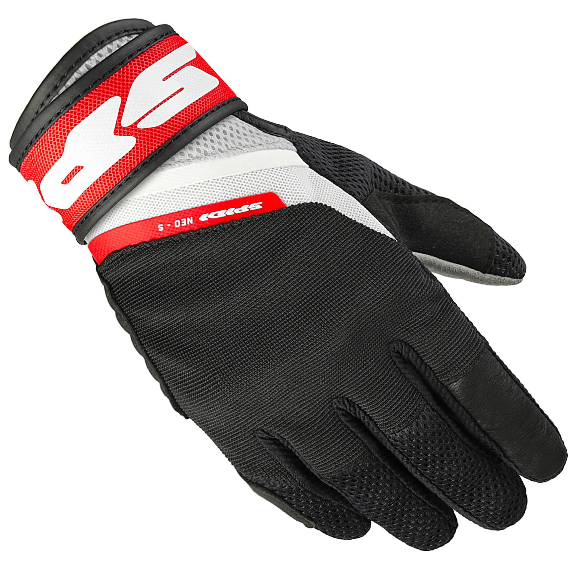 SPIDI Gants Spidi NEO — noir, rouge et blanc