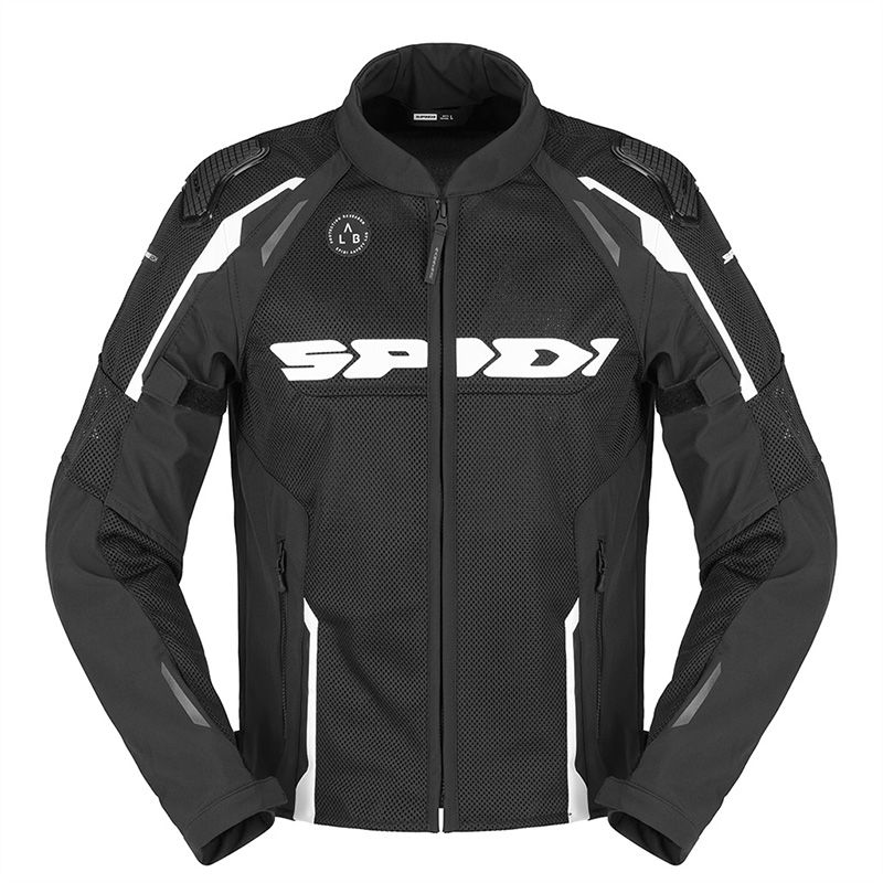 SPIDI Blouson Moto Spidi RACE WARRIOR 2 NET — noir et blanc