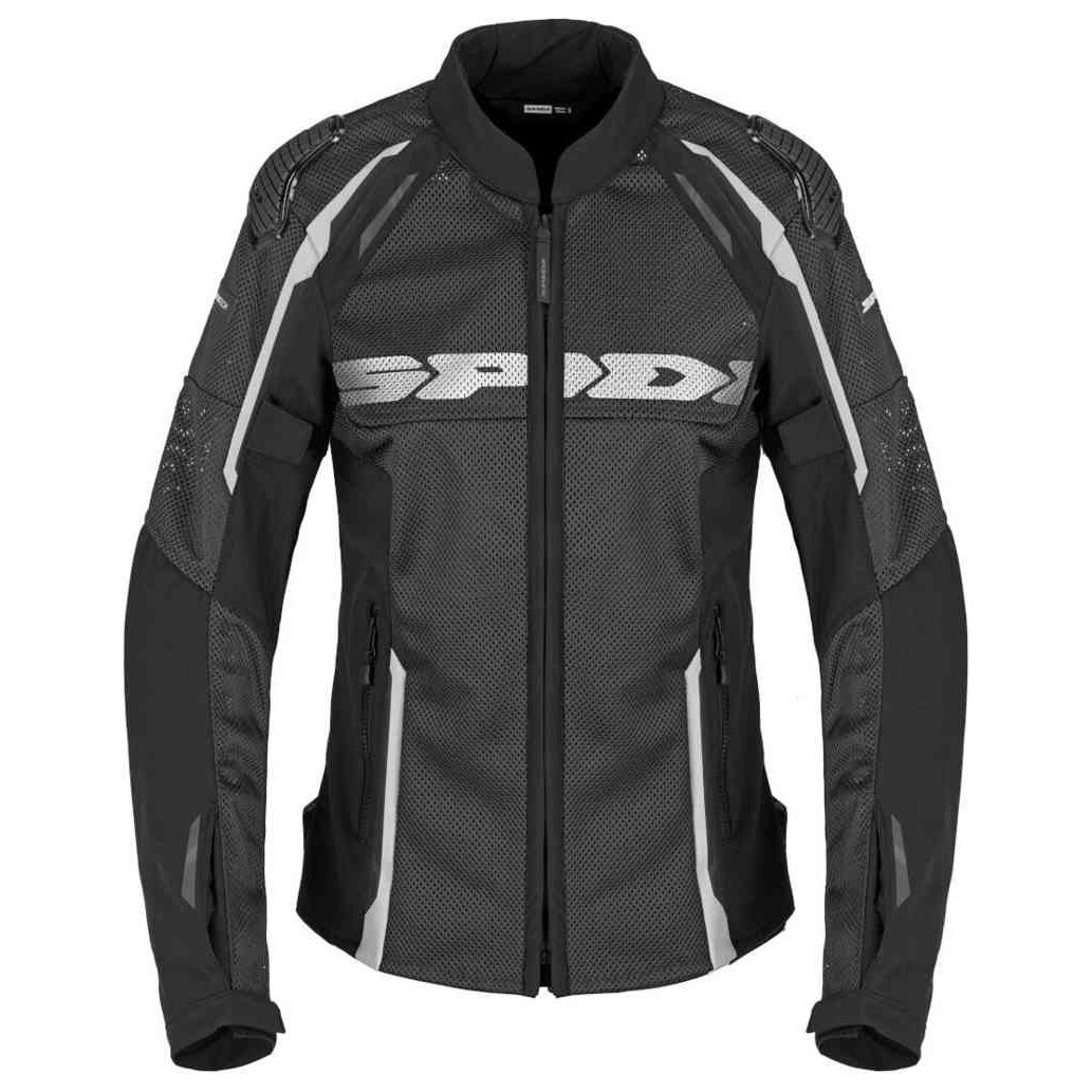 SPIDI Blouson Moto Spidi RACE WARRIOR 2 NET LADY — noir et blanc