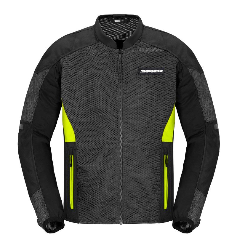 SPIDI Blouson Moto Spidi SUPER NET — noir et jaune