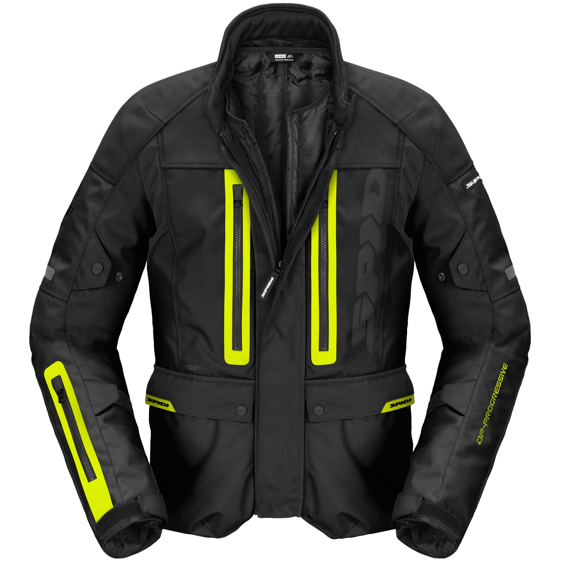 SPIDI Blouson Moto Spidi TRAVELER 3 EVO — noir et jaune