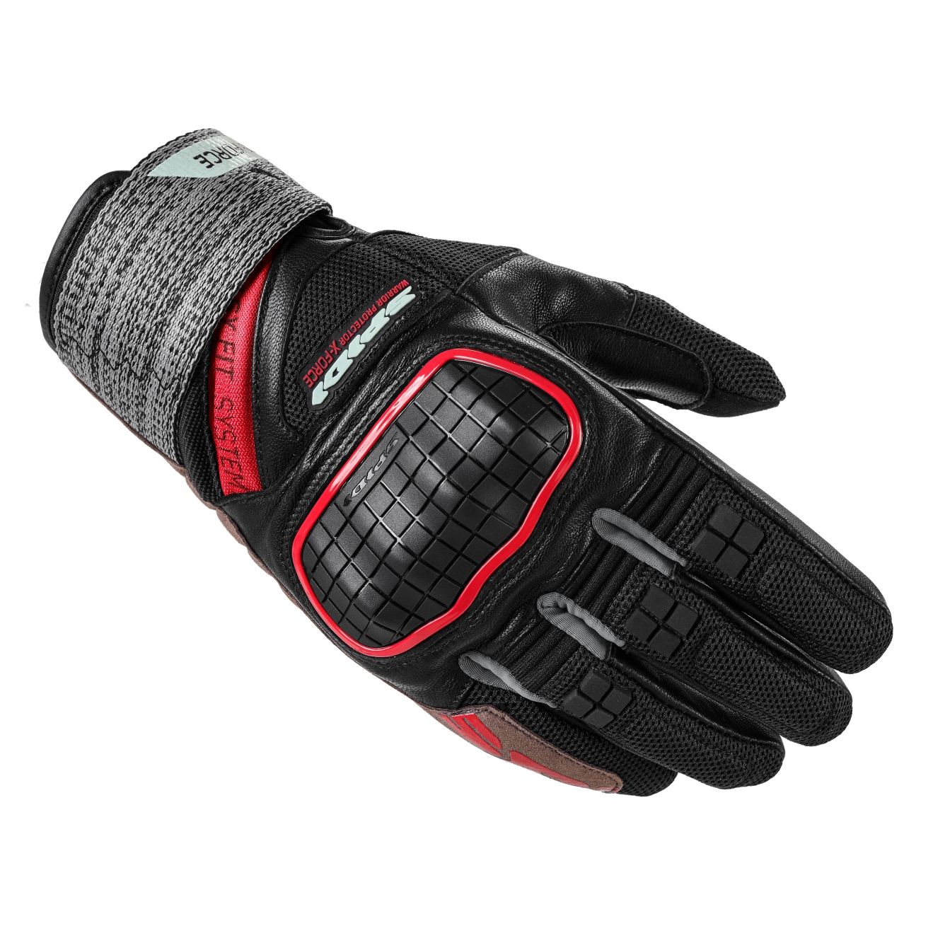 SPIDI Gants Spidi X-FORCE — noir et rouge