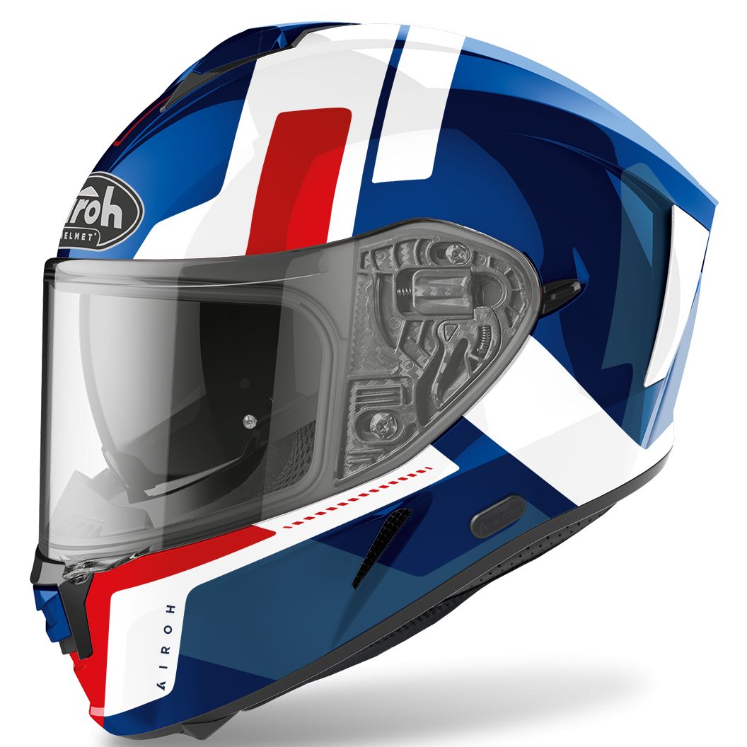 Image of Casque Airoh SPARK - SHOGUN - BLUE/RED GLOSS