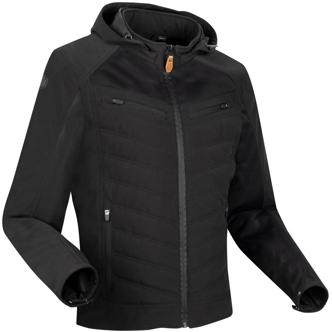 SEGURA Blouson Moto Segura NATCHO VENTED — noir et gris