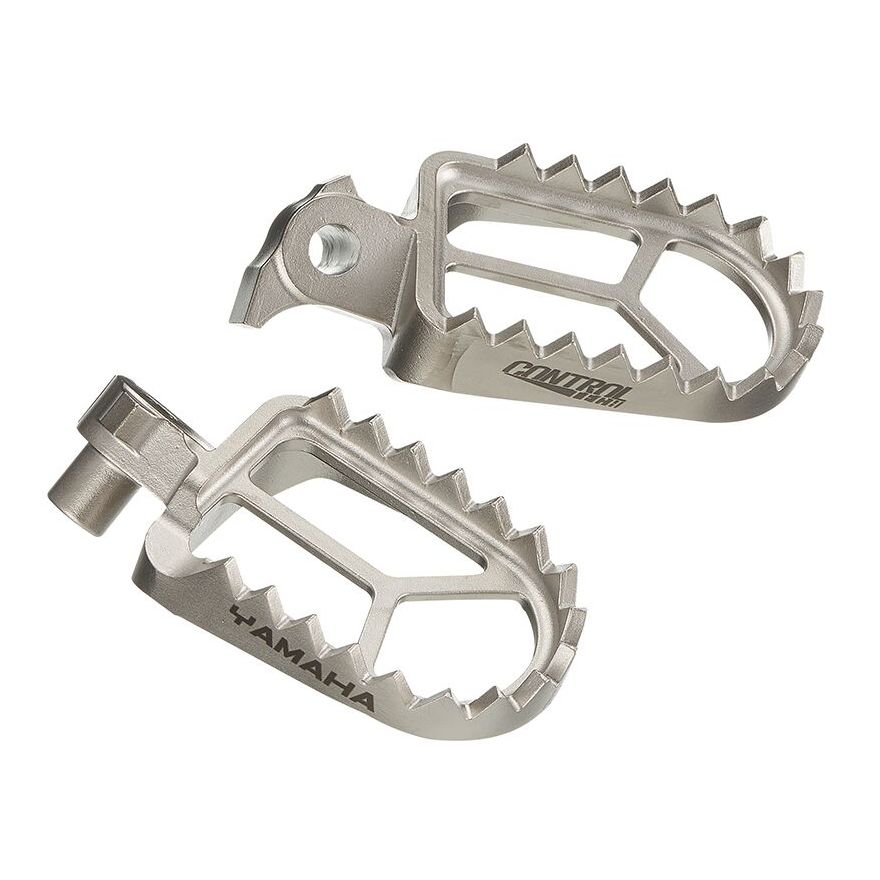 Paire De Repose-pieds Neufs Pour Yamaha XT600 (1985-1995) - Pièce De Rechange Moto