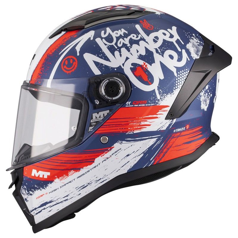 Casque intégral MT HELMETS STINGER 2 - ROCKET ENFANT