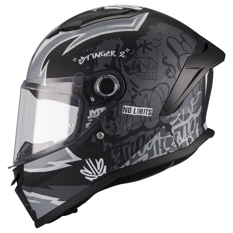 Casque intégral MT HELMETS STINGER 2 - TAGGER ENFANT