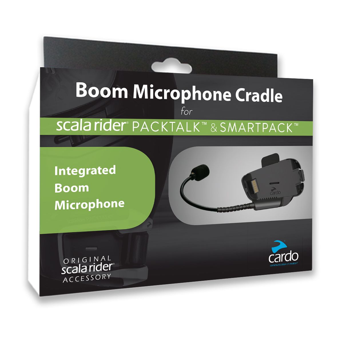Image of Pièces intercom Cardo support base avec micro flexible pour scala rider Packtalk