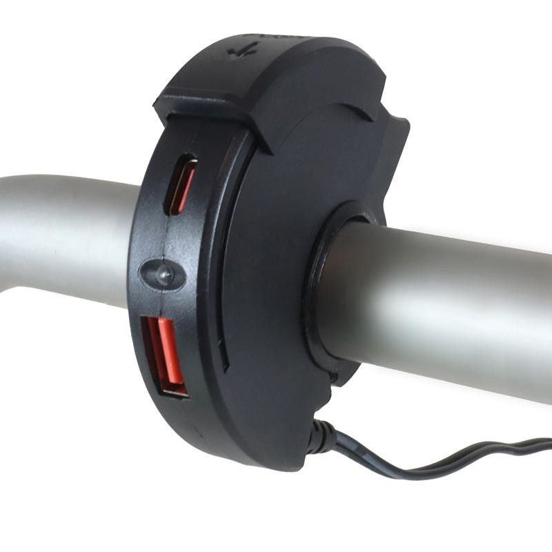 Chargeur de batterie Chaft double USB (1 x usb - 1x usb-c)