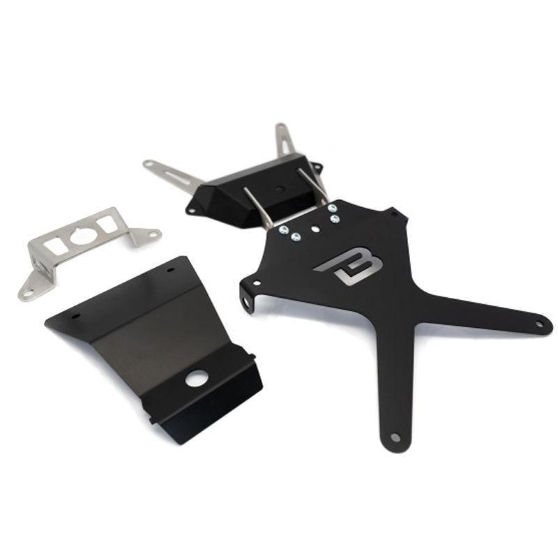 Support de plaque Barracuda Noir